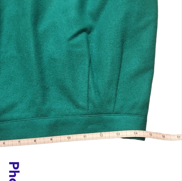 Green vtg Blazer Skirt Set - Picture 6 of 16